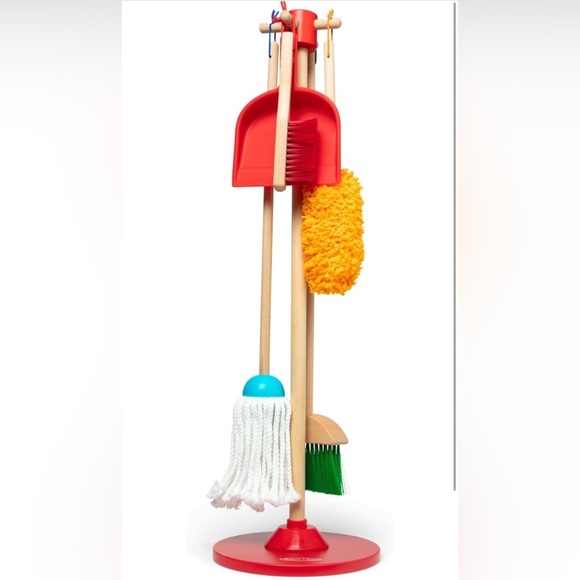 Nwt Melissa & Doug Dust Sweep Mop Set - Picture 3 of 4